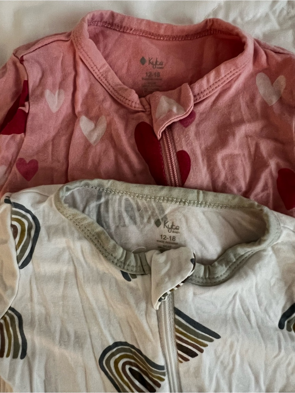 Kyte Baby - Bamboo Zippered Romper- Lot of 2